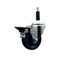 Service Caster 3.5'' Solid Poly Swivel 7/8'' Expanding Stem Caster with Brake SCC-EX20S3514-SPUS-PLB-78 - alternate 1